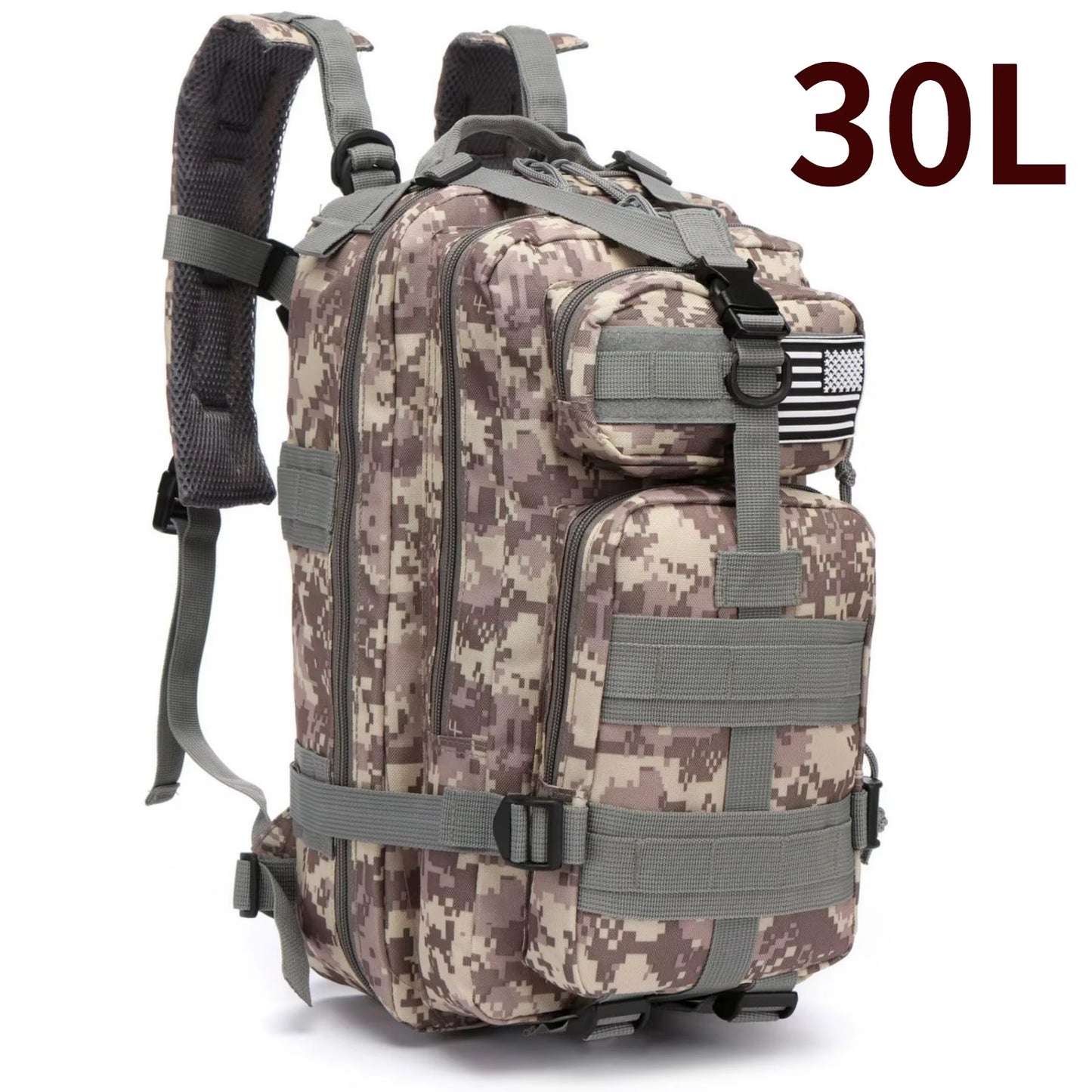 30L/50L 1000D Nylon Waterproof Trekking Fishing Hunting Bag Backpack Outdoor Rucksacks Tactical Sports Camping Hiking