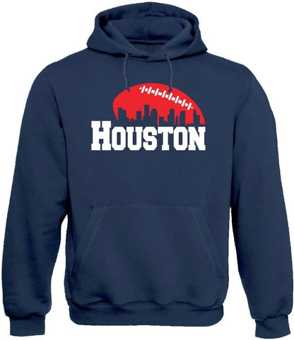 City Skyline Men'S Hoodie for Football Fans