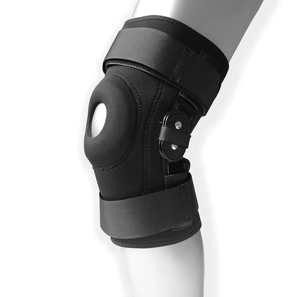 Hinged Knee Brace Support Side Patella Stabilizers with Strap Sports Knee Protective Pads for Knee Protection and Pain Relief