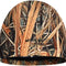 Waterproof and Windproof Reversible Camo Beanie - Timber and Blaze Orange Camo Hunting Hat