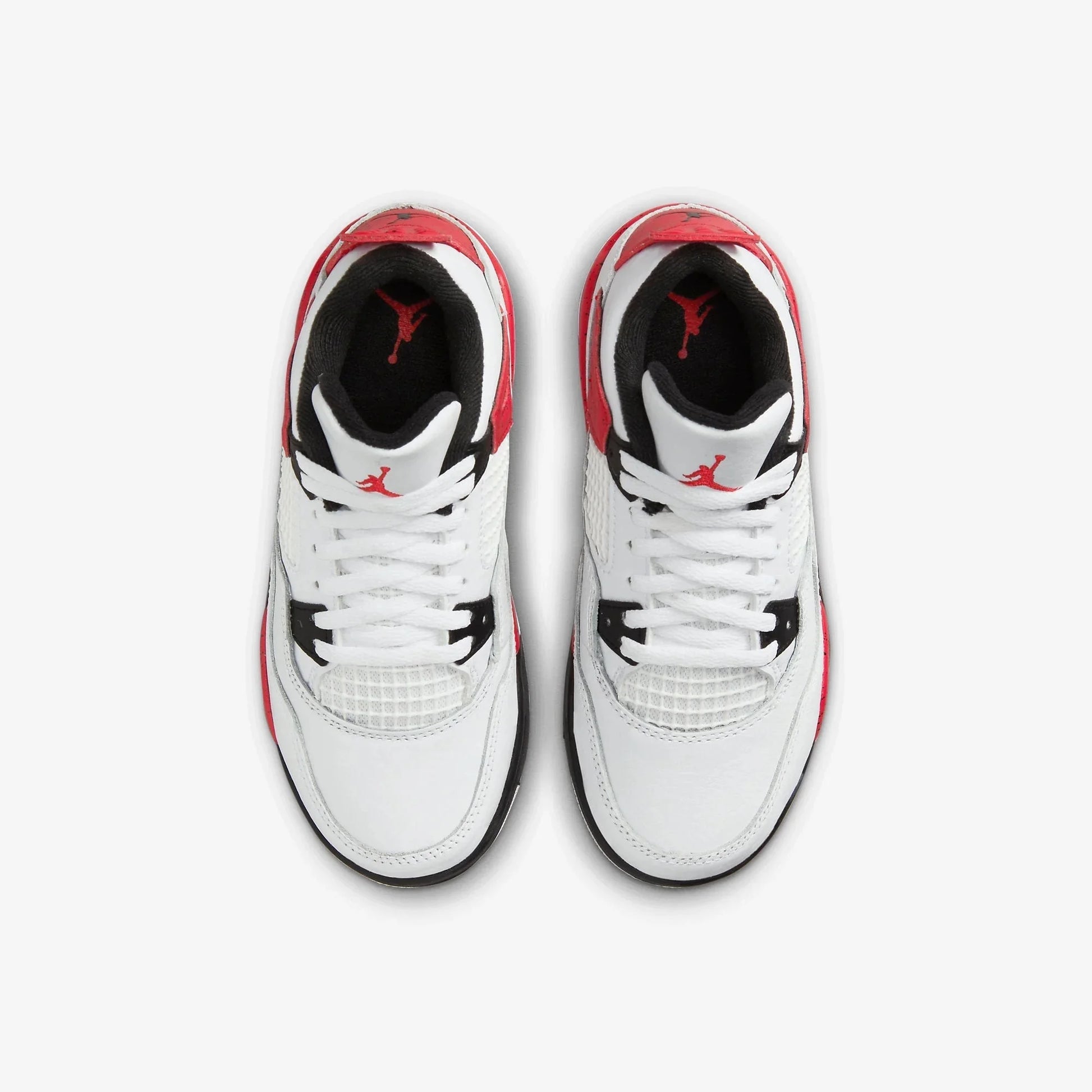 Little Kid'S  4 Retro White/Fire Red-Black (BQ7669 161) - 13