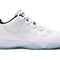 Men'S Walking Shoes, Low White & Icy Blue, 12