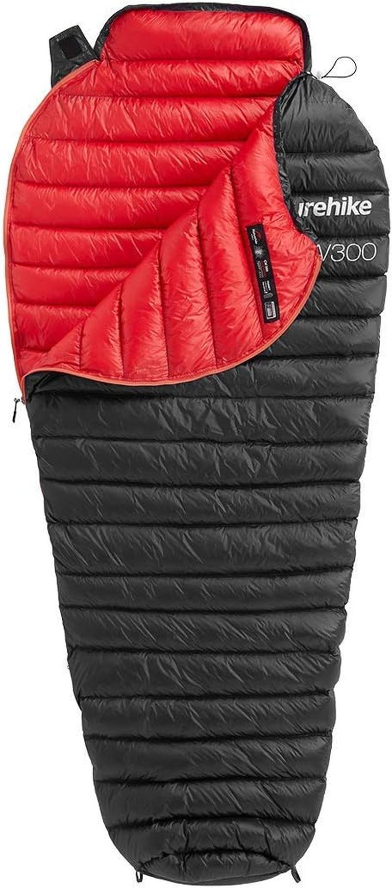 0 Degree Mummy Goose down Sleeping Bag, Compact Ultralight Sleeping Bag for Adults Cold Weather