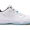 Men'S Athletic Shoes Retro Low, White & Icy Blue, 10