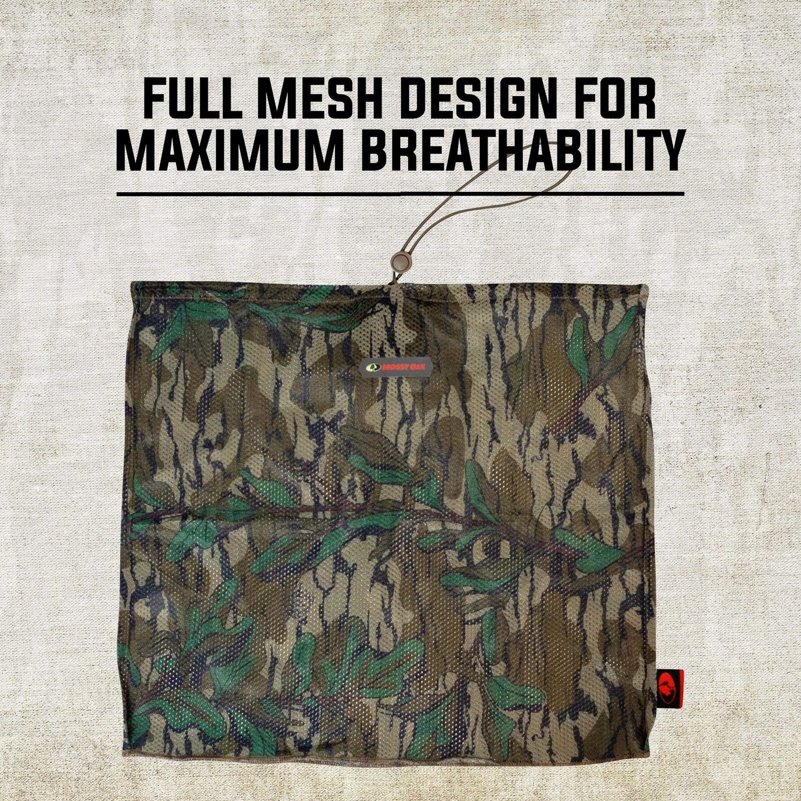 Unisex-Adult Standard Camo Mesh Hunting Face Mask, Original Bottomland, One Size